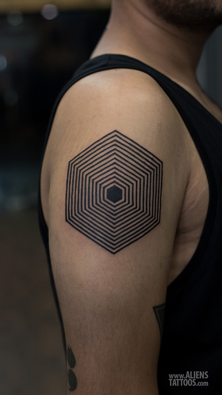 sacred geometry tattoo