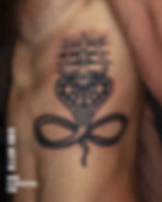 Snake and trishul Tattoo