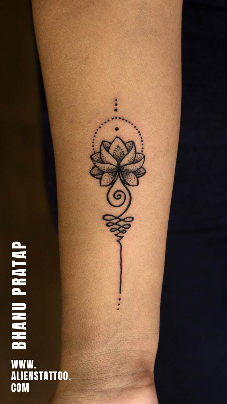 unalome tattoo