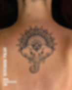 Elephant and mandala Tattoo