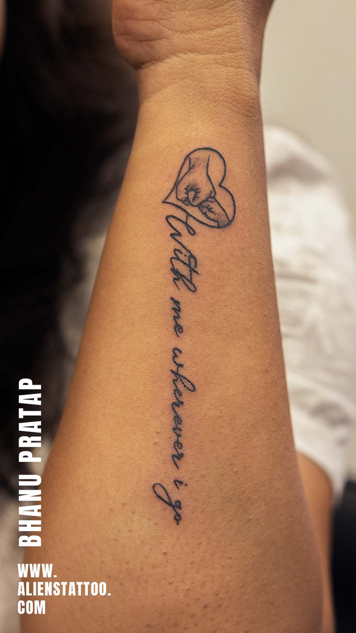 motivational quote tattoo