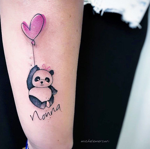 script panda tattoo