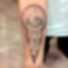 Geometrical Wolf Tattoo
