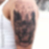Double Exposure Tiger Tattoo