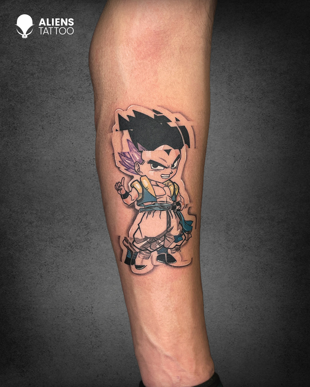 Anime Character Tattoo