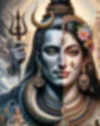 shiva ardhanarishvara dualism tattoo