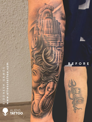 religious coverup tattoo