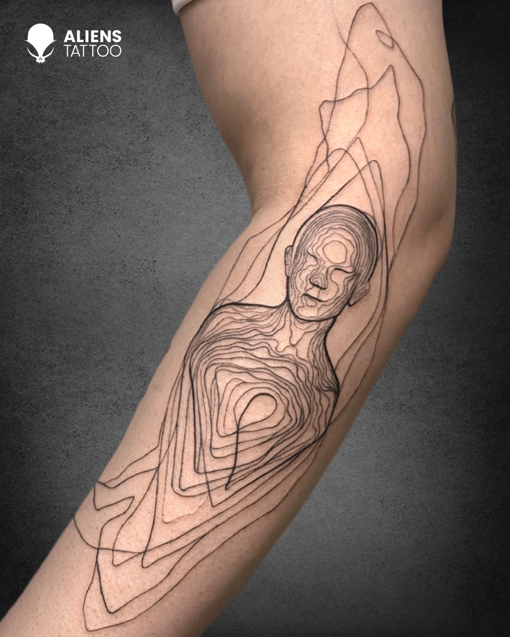 Line Art Tattoo