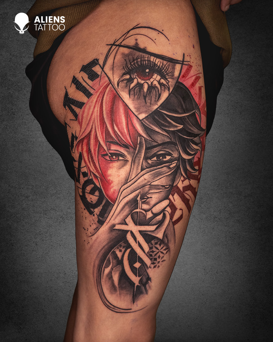 3d Japanese Anime Tattoo