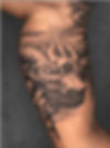 nandi tattoo with trishul