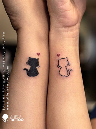 Cat Couple Tattoos